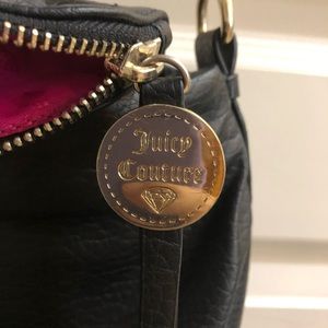 Juicy couture black over the shoulder purse